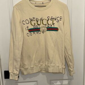Gucci common sense is not that common sweatshirt men’s size large slim fit